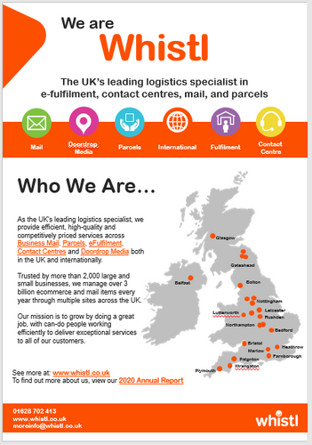 We Are Whistl Brochure